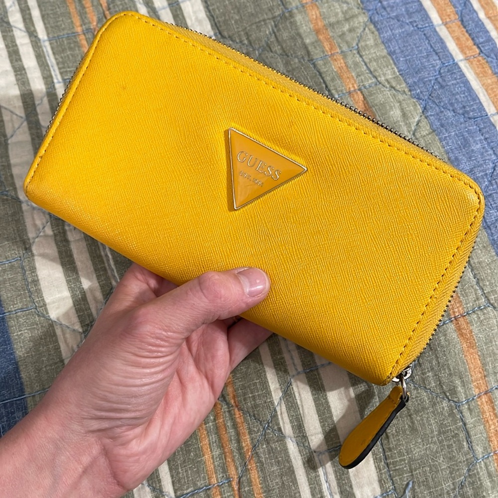 Yellow Guess Wallet